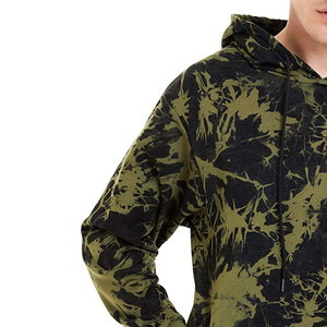 Sudaderas Tie Dye de bajo precio, informales, de manga larga, básicas, de mezcla de algodón, con capucha y bolsillos, sudaderas Tie Dye para hombre - Product Image 5