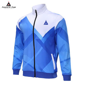 Ropa Deportiva 2026, Chándal de Gimnasio de Manga Larga con Cuello Alto, Chándales Sublimados de Alta Calidad para Hombre - Product Image 3