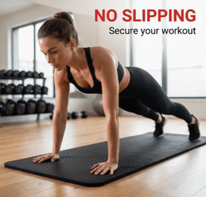 Colchoneta de Ejercicio Gruesa de 20 mm, Colchoneta de Entrenamiento de Alta Resistencia para Gimnasio y Fitness en Casa, para Ejercicios de Yoga, Sin Daños en las Articulaciones - Product Image 1