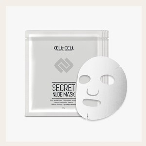 แผ่นมาส์กหน้าเกาหลี K-Beauty Cell By Cell Secret Nude Mask 5 แผ่น ผลิตในเกาหลี 23 กรัม บำรุงผิวหน้า - Product Image 2