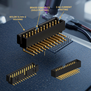 กล่องเชื่อมต่อแบบทนทานขนาด 2.00 มม. สำหรับคอนโทรลเลอร์ PLC - Product Image 1