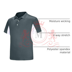 Smart Fashion Slate Grey Polo Shirt Premium Breathable Fabric Soft Touch <b>Classic</b> Short Sleeve Casual Outfit - Product Image 3