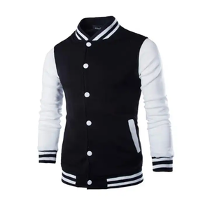 Factory OEM Custom Varsity <b>Jackets</b> Wool <b>Leather</b> Sleeves <b>Men</b> High Quality College Letterman <b>Jackets</b> Wholesale - Product Image 2