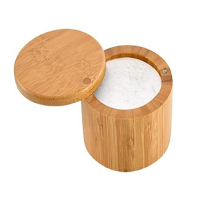 Boîte de rangement rectangulaire multifonctionnelle en bois biodégradable, best-seller, pour thé, épices et articles essentiels de cuisine, fabriquée à la main en Inde - Product Image 6