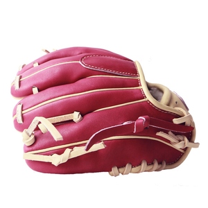 Gant de baseball en cuir bleu pour droitier, avec fermeture auto-agrippante, antidérapant, pour adulte, toutes saisons - Product Image 4