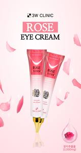 Crème pour les yeux à la rose 3W CLINIC 40ml, soin coréen authentique K Beauty, hydratante, anti-âge, éclaircissante, blanchissante - Product Image 2