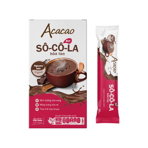 Mélange de boisson au chocolat instantané OEM saveur originale - Sans graisses trans, ingrédients naturels - Fabriqué au Vietnam - Boîte de 286g - Product Image 1
