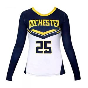 Camiseta de Voleibol Personalizada por Sublimación, Diseño Personalizado, Alta Calidad, Mangas Largas, Impresión Digital, Transpirable, Poliéster y Algodón - Product Image 6