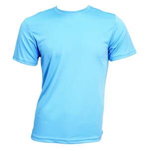 เสื้อยืดทรงเข้ารูป 100% โพลีเอสเตอร์ 180 กรัม ทรงสลิมฟิต เสื้อยืดเปล่า รับสกรีนโลโก้ เสื้อยืดลำลองคุณภาพสูงสำหรับผู้ชาย - Product Image 1