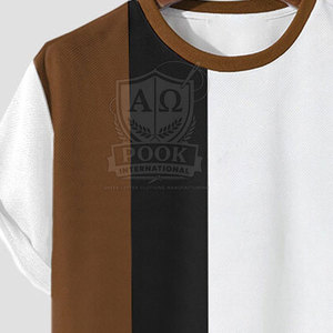 เสื้อยืดผู้ชายคุณภาพดีที่สุด ผ้าฝ้ายถัก 100% ระบายอากาศได้ดี เป็นมิตรกับสิ่งแวดล้อม สไตล์ลำลอง รับสกรีนโลโก้ ขายส่ง - Product Image 5