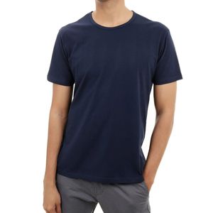 เสื้อยืดคอกลมสีพื้นสำหรับผู้ชาย แขนสั้น สวมใส่สบาย น้ำหนักเบา ระบายอากาศได้ดี เหมาะสำหรับใส่ในชีวิตประจำวันช่วงฤดูร้อน - Product Image 1