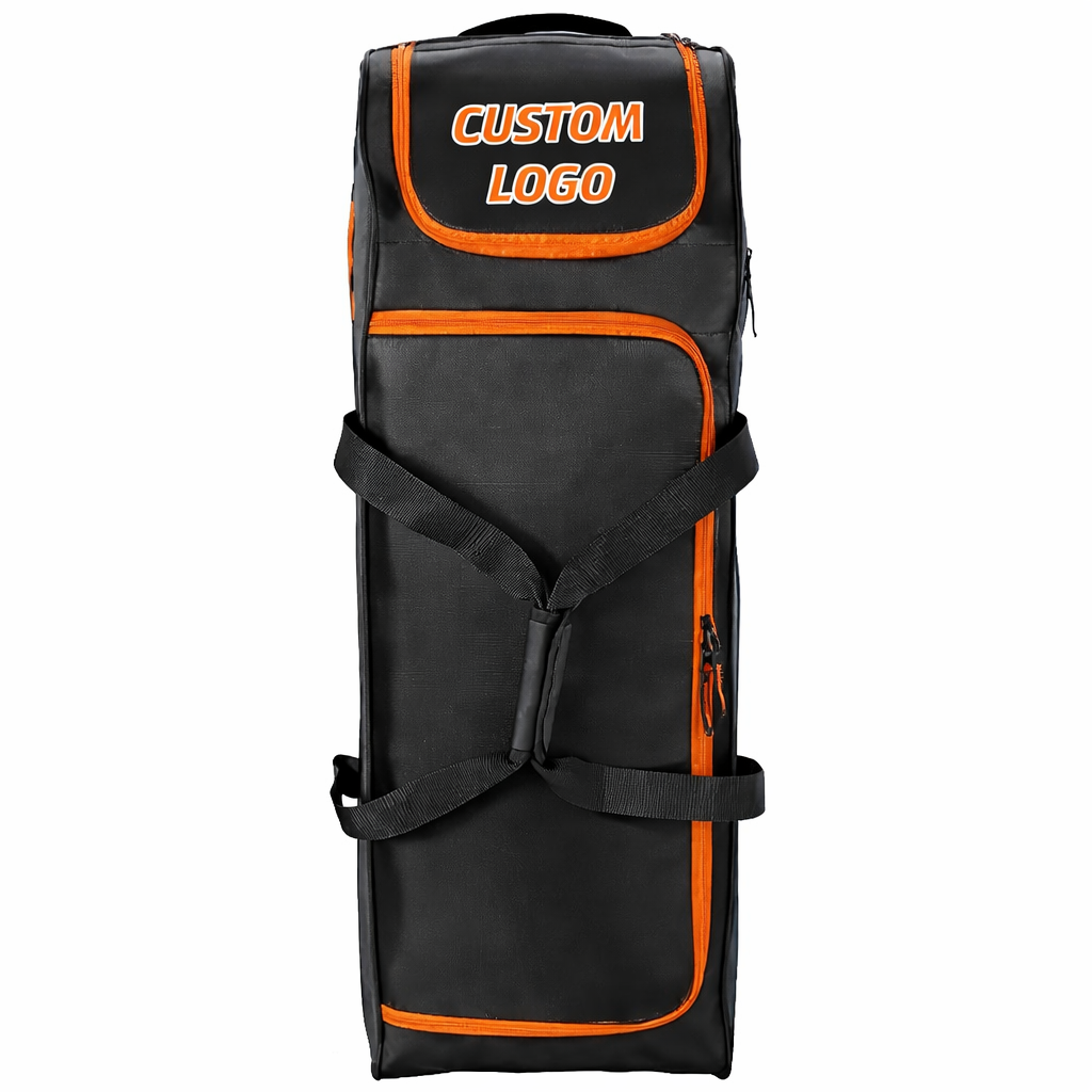 Sac De Cricket DMS Sport Avec Roues - Grand, Noir, 5 Poches, Polyester
