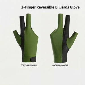 Guantes de Billar de Tres Dedos de Spandex para Uso Comercial - Product Image 1