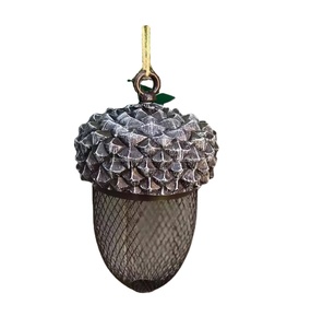 Dernière conception nette de haute qualité bol fini rustique suspendu maison jardin mangeoire à oiseaux décorative vente chaude à bon prix - Product Image 1