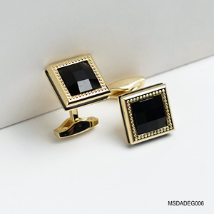 Gemstone VIP de meteorito negro facetado, gemas de Feng Shui, gemas chapadas en oro de 18 quilates, gemas para hombre – MSDADEG006 |   Colección Tinh Vu |   Vietnam - Product Image 6