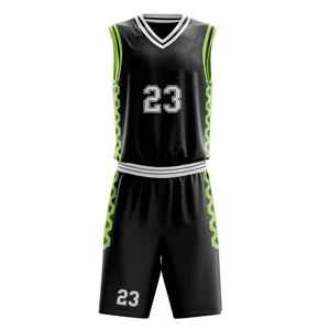 Uniforme de Baloncesto Personalizado al por Mayor, Impresión Digital, Secado Rápido, Transpirable, 100% Poliéster, Sin Mangas - Product Image 4