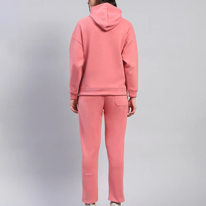 Ensemble de survêtement en polaire pour femme, 2 pièces, surdimensionné, en polyester, vêtements de sport d'hiver, pantalon de jogging élastique - Product Image 2