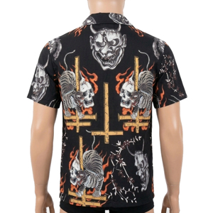 Hawaiian Beach Solid Dress Shirt High Street Style Breathable Quick Dry 100% Polyester Broadcloth Summer Season Compatible ODM - Product Image 3