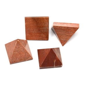 Pirámides curativas talladas en cristal de Reiki pequeño al por mayor, Ágata Natural, melocotón, Aventurina, cuarzo, piedras preciosas artesanales, piedra semipreciosa - Product Image 2