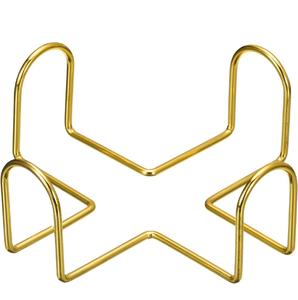 Support de sous-verres minimaliste en métal noir – Ensemble moderne de supports triangulaires en fil métallique pour sous-verres de table – Rangement pour sous-verres de salle à manger – MEILLEUR - Product Image 4