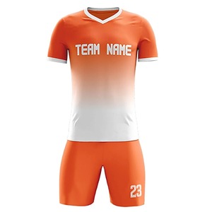 Custom 100% <b>Polyester</b> Soccer Uniforms New Design Training Team Breathable And Quick Dry Wear Uniform - Product Image 3