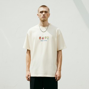 เสื้อยืดแขนสั้นลำลองผู้ชาย ผ้าฝ้าย 100% ทรงปกติ พิมพ์ลายเรียบ ระบายอากาศได้ดี เป็นมิตรกับสิ่งแวดล้อม แห้งเร็ว น้ำหนัก 220 กรัม รุ่น Routine - Product Image 1