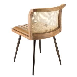 <b>Cane</b> Dining <b>Chair</b> Natural Handwoven Rattan Seating Durable Wooden Frame Comfortable Stylish Design Perfect For Dining Room - Product Image 4