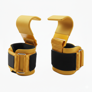 Heavy Duty Weight Lifting Wrist <b>Straps</b> with Hooks Lifting Neoprene 7mm Thickness for Power Lifting and Gym Workouts - Product Image 4