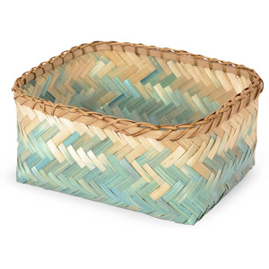 Cestas de bambú natural al precio más bajo, organizador decorativo para el hogar, cesta de almacenamiento para libros y juguetes - Product Image 3