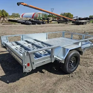 N# 1 Selling New 2024 6' x 10' Galvanized Steel Utility <b>Trailer</b> Low Price - Product Image 1