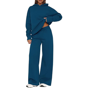 Conjunto de Sudadera con Capucha y Pantalones de Felpa para Mujer, Venta al Por Mayor, Proveedor de Ropa Personalizada - Product Image 1