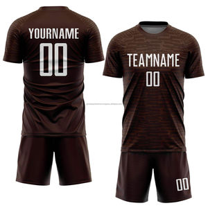 Ropa de fútbol personalizada para hombre, Conjunto de camiseta y pantalones cortos de manga corta y larga para entrenamiento o partido, muy buen uniforme para adultos - Product Image 4
