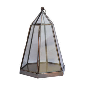 Lanternes en métal design avec combinaison verre et finition standard, porte-bougies de différentes tailles pour la décoration intérieure et l'utilisation de bougies. - Product Image 2