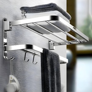 Elegant Metal Bathroom <b>Towel</b> <b>Bar</b> Stainless Steel Wall Mounted <b>Towel</b> Rack - Product Image 6