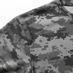 T-shirt de chasse camouflage tendance, style streetwear, tissu performant, design hybride pour un style de vie en plein air et le trekking - Product Image 5
