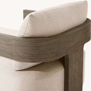 Chaise longue de jardin en teck massif de style moderne et contemporain, chaise longue d'extérieur, chaise longue de piscine, lit de soleil de luxe, mobilier de jardin - Product Image 4