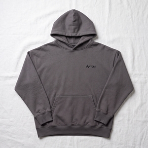 Sweat à capuche homme personnalisé avec logo, bicolore marine, manches côtelées, coupe droite, streetwear, en laine peignée, pour l'automne, OEM - Product Image 1