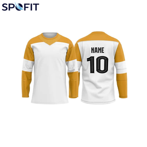 Jersey de Hockey sobre Hielo Personalizado Premium, Impresión por Transferencia de Calor, 100% Poliéster, Malla, para Práctica y Juego, Jersey de Hockey sobre Hielo Personalizado de Alta Resistencia - Product Image 1