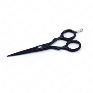 Ciseaux de coiffure professionnels 5,5 pouces, ciseaux de barbier avec lames ultra-affûtées et inserts pour les doigts amovibles - Product Image 3