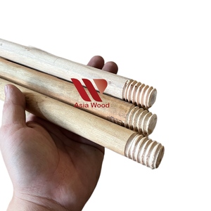 High Quality Eucalyptus Wood Mopping Broom PVC Head <b>Flagged</b> Bristle Factory Direct Vietnam Home Use Dustpan Bag Included Bulk - Product Image 1