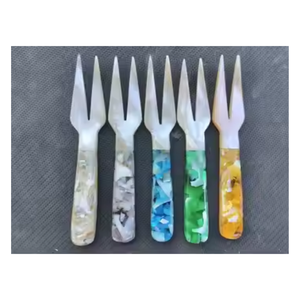 Premium Vietnam Mother of Pearl Seashell Spoon Decorative Dessert Tableware Hospitality Supply Product - Product Image 5