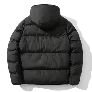 Blouson matelassé vintage pour homme, grande taille, en toile écologique, respirant, léger, imperméable, 80 % duvet, avec fermeture éclair - Product Image 2