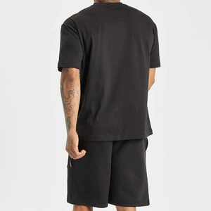 Vêtements d'été pour hommes, ensemble deux pièces, short et t-shirt, style streetwear décontracté, ensemble pantalon et t-shirt pour hommes - Product Image 6
