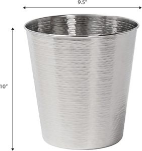 Private Labelling Iron Waste <b>Bin</b> Industrial Metal Garbage Can Wholesale Supplier For Factory Warehouse Hotel Restaurant - Product Image 2