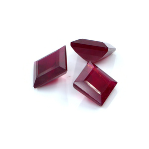 Rubis naturels de Bangkok, carrés calibrés de 8 mm, pierres précieuses de rubis naturelles facettées, prêtes à l'emploi pour la fabrication de bijoux - Product Image 3