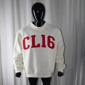 Sweat-shirts surdimensionnés à col montant CLI6, 450 GSM, avec broderie personnalisée, coupe ample, en molleton 100% coton French Terry - Product Image 2
