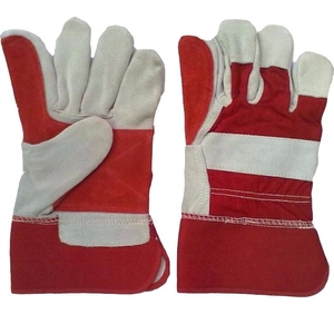 Guantes de Trabajo Industriales de Piel de Vacuno Canadiense de Primera Calidad, Resistentes, con Doble Palma, Duraderos y Anti-Corte - Product Image 1