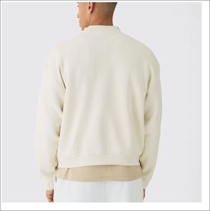 เสื้อสเวตเชิ้ตผู้ชายปักลายตามสั่ง ผ้าฝ้าย 100% สไตล์สตรีทแวร์ แบบสวมหัว ขายส่ง เสื้อสเวตเชิ้ตขนาดใหญ่ ระบายอากาศได้ดี - Product Image 5