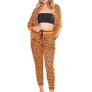 Conjunto Deportivo de 2 Piezas para Mujer, Marca White Bird Express, Color Rosa, Terciopelo, 100% Algodón Ecológico, Estilo Jogger, Ropa Deportiva Informal - Product Image 3