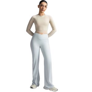 High Waist Wide Leg Yoga Pants Breathable Quick Dry <b>Stretch</b> <b>Trousers</b> for Gym Workout and Daily Wear - Product Image 1